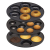 Bestron ASW238 cupcake- & donutmaker Donut/cupcake/cakepopmaker 12 cakes 7 donuts 700 W Turkoois