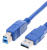 Helos 014682 USB Kabel 1,8 m USB 3.2 Gen 1 (3.1 Gen 1) USB A USB B Blau