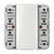 JUNG CD 5248 TSM Elektroschalter Drucktasten-Schalter Weiß