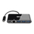 Tripp Lite Adaptador USB-C a Ethernet con 3x USB-A, Gigabit, Thunderbolt 3—Carga PD, Negro