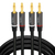 LogiLink CA1210 audio kabel 3 m 2 x Banaan Zwart