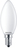 Philips Filament-Kerzenlampe, Milchglas, 40W, B35, E14 x2