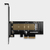 Axagon PCEM2-N interfacekaart/-adapter Intern M.2