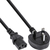 InLine power cable England male / 3pin IEC C13 male, 3m