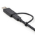 StarTech.com Cavo USB-C da 1 m con adattatore Dongle USB-A - Cavo ibrido 2-in-1 USB tipo C con USB-A - Da USB-C a USB-C (10Gbps/100W PD), da USB-A a USB-C (5Gbps) - Ideale per d...