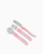 Twistshake Learn Cutlery Stainless Kleinkind-Besteck Pink Edelstahl