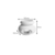 Tescoma 906832.11 Aroma-Lampe Terrakotta-/Erdenduftlampe Keramik Weiß
