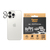 PanzerGlass ® Hoops™ Kameraschutz iPhone 15 Pro | 15 Pro Max | Weißes Metall