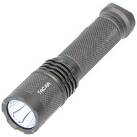 AceBeam TAC AA LED-Taschenlampe mit bis zu 1.000 Lumen, 6.500K, grau, inklusive 14500 Li-Ion Akku mit USB-C Ladeanschluss