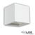 Article picture 1 - Gypsum wall light G9 :: cube-shaped