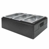 SCHNEIDER ICE-Box für 3 Eisbehälter, 26,4 Liter Fassungsvermögen, aus