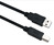 Helos Anschlusskabel, USB 3.0 A Stecker/B Stecker, 3,0m, schwarz
