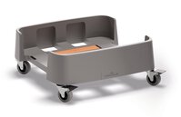 Durable 90L Linkable Bin Trolley | Robust Modular Waste Trolley for DURABIN Bins