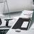Durable Desk Mat with Contoured Edges 540 x 400mm - Black