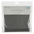 Cushion Back with Zipper: 45 x 45cm (18 x 18in): Grey