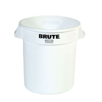 Rubbermaid BRUTE Round Container - 166 Litres - Yellow