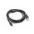 Mini USB charging and synchronisation cable, 3.0 metres, black