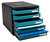 EXACOMPTA Schubladenbox SKANDI A4+ 30934D Big Box, 5 Schubl., blau
