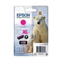 Epson 26XL Magenta Inkjet Cartridge (Capacity: 700 pages) C13T26334012