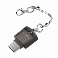 USB-C zu microSD Cardreader als Schlüsselanhänger, LogiLink® [CR0039]