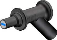 Magnetadapter, 7 mm Magnetknopf auf 4 mm Buchse, schwarz, CAT IV, 66.9516-21