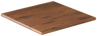 Tischplatte Topalit quadratisch; 60x60 cm (LxB); eiche/tabak gebeizt;