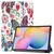Samsung Galaxy Tab S6 Lite 2020-2022 Trifold caster hard shell cover with auto wake function - Butterflies Style Tablet-Hüllen