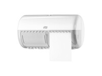 Tork Elevation Twin Traditioneel Toiletpapier Dispenser, Plastic, Wit