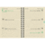 Taschenkalender 639 Graspapier 10x14cm 1 Woche/2 Seiten 2025