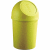 Abfallbehälter 13l Kunststoff mit Push-Deckel gelb