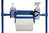 fetra® Papierrollenhalter als Anbausatz für MultiVario-Tischwagen 600 mm breit