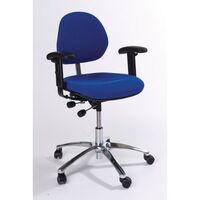 Universal industrial chair accessories, height adjustable armrests, pair
