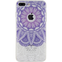 Xccess TPU/PC Case Apple iPhone 7 Plus/8 Plus Transparent/Purple Oriental