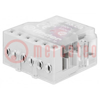 Relay: installation; bistable,impulse; NO x2; Ucoil: 230VAC; 10A