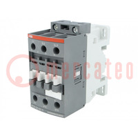 Contactor: 3-pole; NO x3; Auxiliary contacts: NC; 30A; AF; -25÷60°C