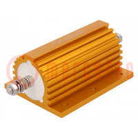 Resistor: wire-wound; with heatsink; screw; 10Ω; 250W; ±1%