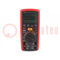 Meter: isolatieweerstand; LCD; (6000); VAC: 600V; VDC: 600V