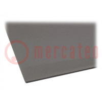 Damping mat; polyetylene; 750x500x8mm; self-adhesive