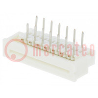 Connector: FFC/FPC; angled 90°; PIN: 14; top contacts,ZIF; THT
