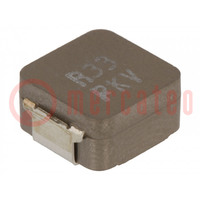 Inductor: ferrite; 330nH; Ioper: 37.3A; 1.27mΩ; ±20%; Isat: 60A