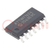 IC: microcontroller AVR; SO14; Ext.onderbrek: 12; Cmp: 1; ATTINY