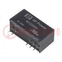 Converter: DC/DC; 2W; Uin: 9÷18V; Uout: 24VDC; Iout: 83mA; SIP; THT; IU