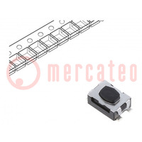 Microswitch TACT; SPST-NO; Pos: 2; 0.05A/32VDC; SMT; none; 4N; 1.9mm