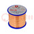 Coil wire; double coated enamelled; 0.15mm; 0.25kg; -65÷200°C