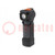 Torch: LED; waterproof; 6h; 75lm; IPX4; HARDCASE