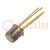 Transistor: N-JFET; unipolair; 50V; 10mA; 0,3W; TO72; Igt: 10mA