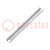 DIN rail; steel; W: 15mm; L: 140mm; ALN161609; Plating: zinc