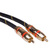 ROLINE GOLD Cinch Cable, simplex M/M, red, 2.5 m