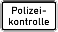 Modellbeispiel: VZ Nr. 1007-58 (Polizeikontrolle)
