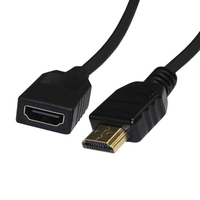 Videk HDMI Plug to Socket 1.4 1080p Audio/Video Extension Cable 5m